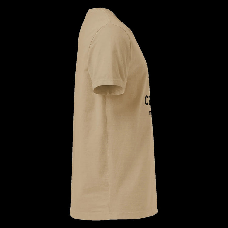 CREDO BROOKLYN ANVIL & HAMMER WASHED TEE – KHAKI