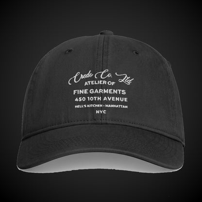 CREDO CO. LTD ATELIER HELL’S KITCHEN WASHED CAP – BLACK