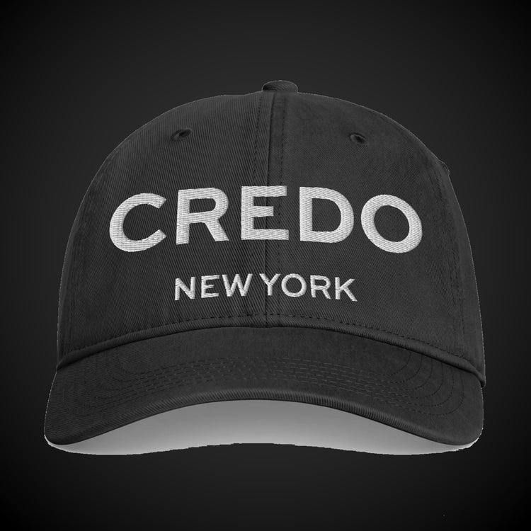 CREDO NEW YORK 3D PUFF WASHED CAP – BLACK
