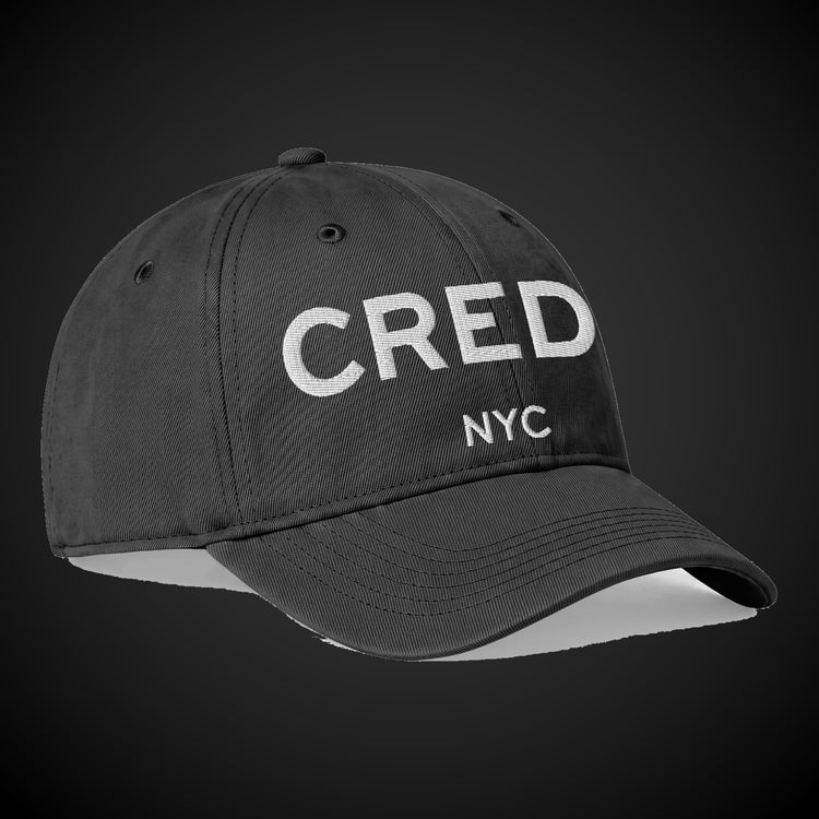 CREDO NYC 3D PUFF WASHED CAP – BLACK