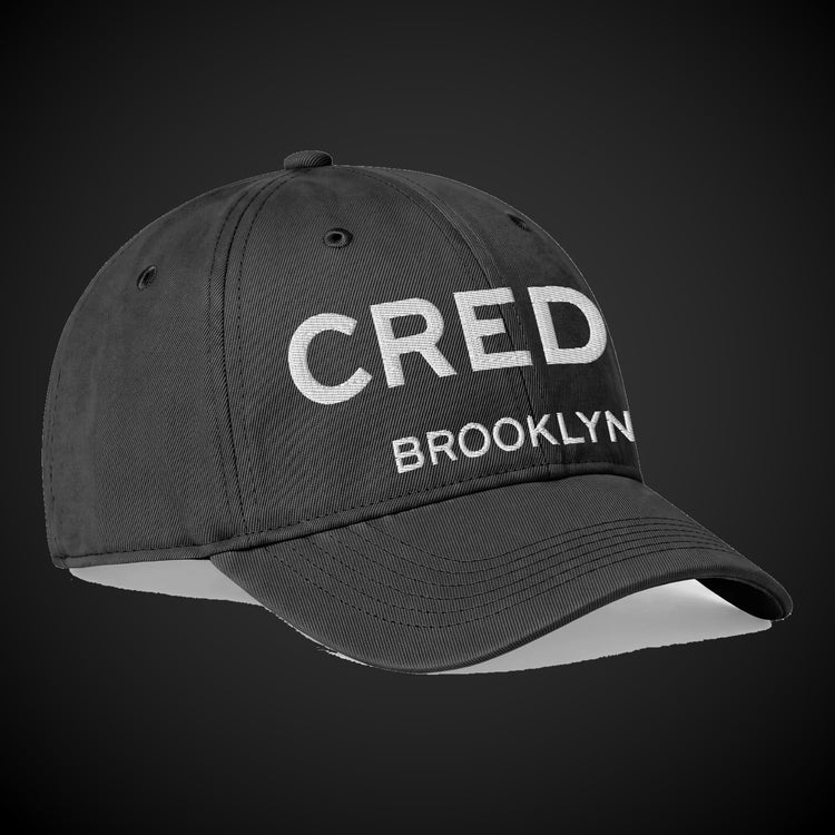 CREDO BROOKLYN 3D PUFF WASHED CAP – BLACK