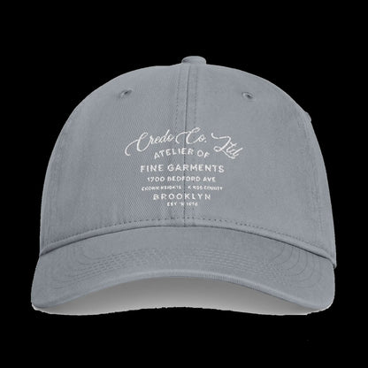 CREDO CO. LTD FINE GARMENTS WASHED CAP – GRANITE