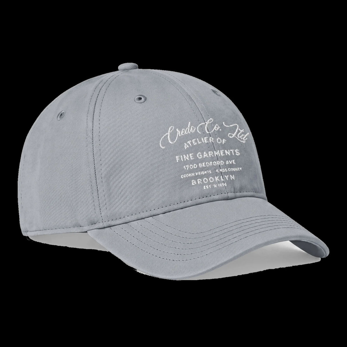 CREDO CO. LTD FINE GARMENTS WASHED CAP – GRANITE