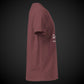 CREDO BROOKLYN COUTURE LATHE WASHED TEE – WASHED MAROON