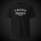 CREDO BROOKLYN ARCH TEE – BLACK & COAL