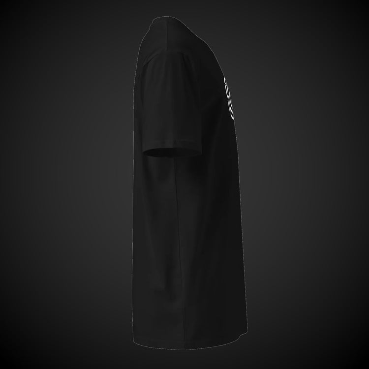 CREDO MAZE C CENTER CHEST TEE – BLACK