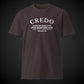 CREDO BROOKLYN ARCH TEE – BLACK & COAL
