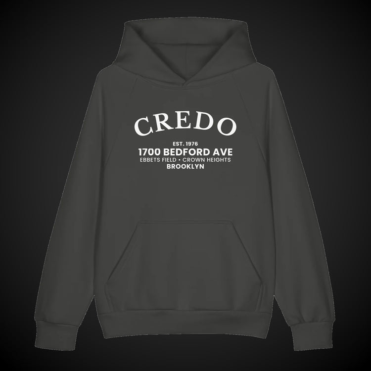 CREDO EST. 1976 BEDFORD HEAVYWEIGHT HOODIE – ASPHALT