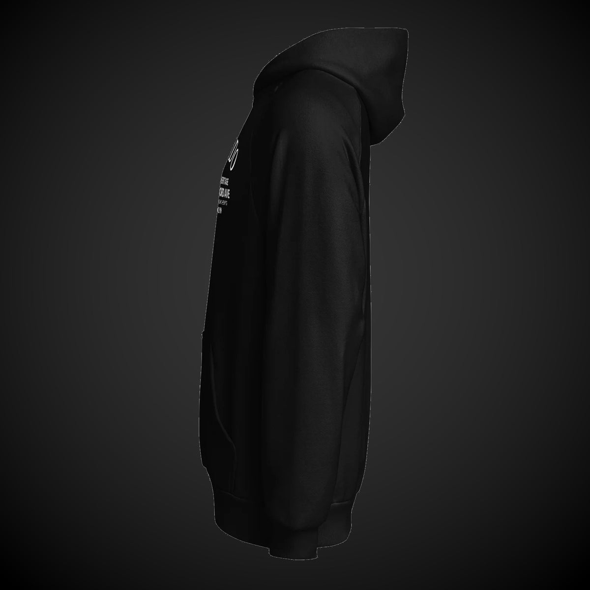 CREDO BROOKLYN ARCH HEAVYWEIGHT HOODIE – BLACK & ASPHALT
