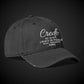 CREDO PARIS EST. 1976 WASHED CAP – BLACK