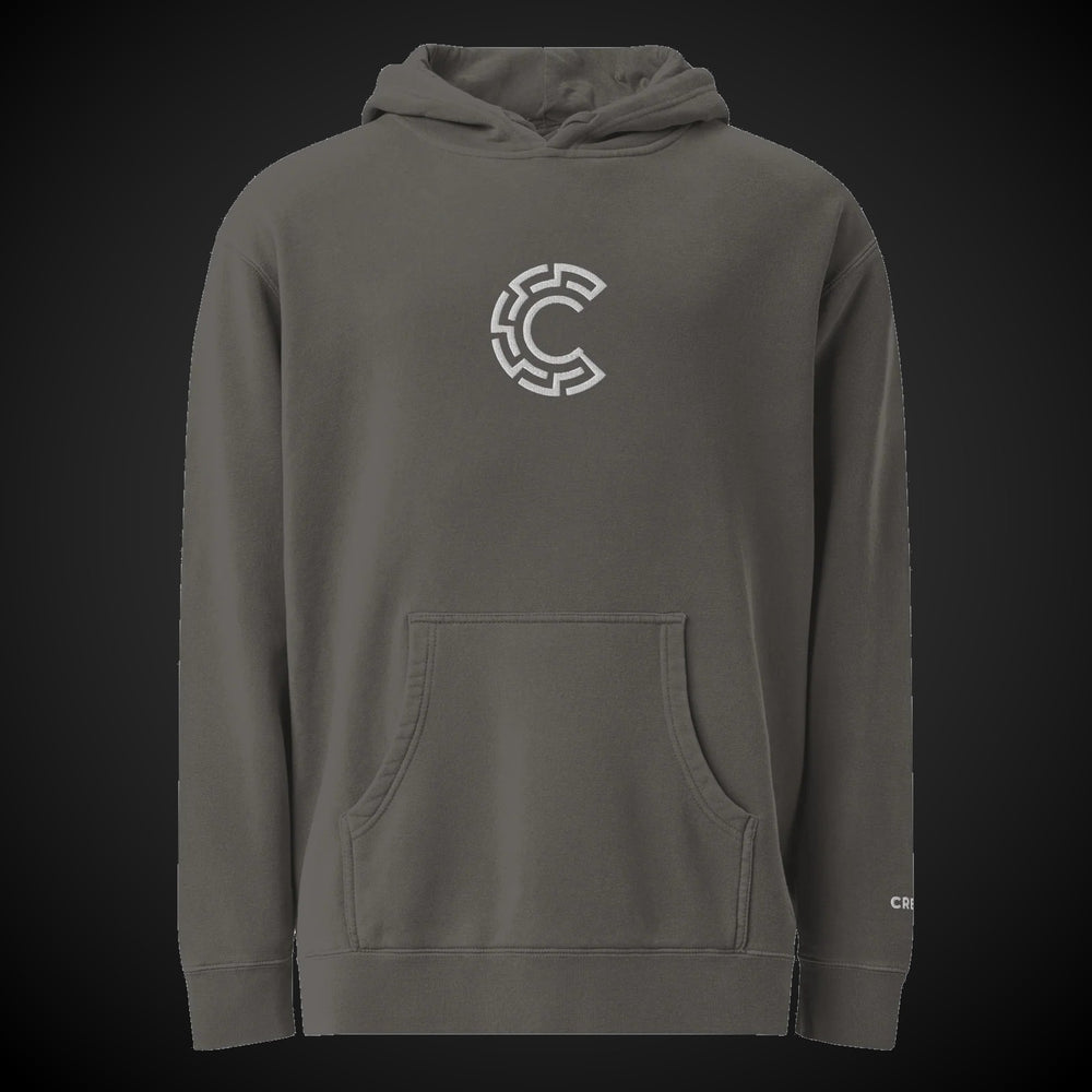 CREDO MAZE C WASHED HOODIE – PIGMENT BLACK