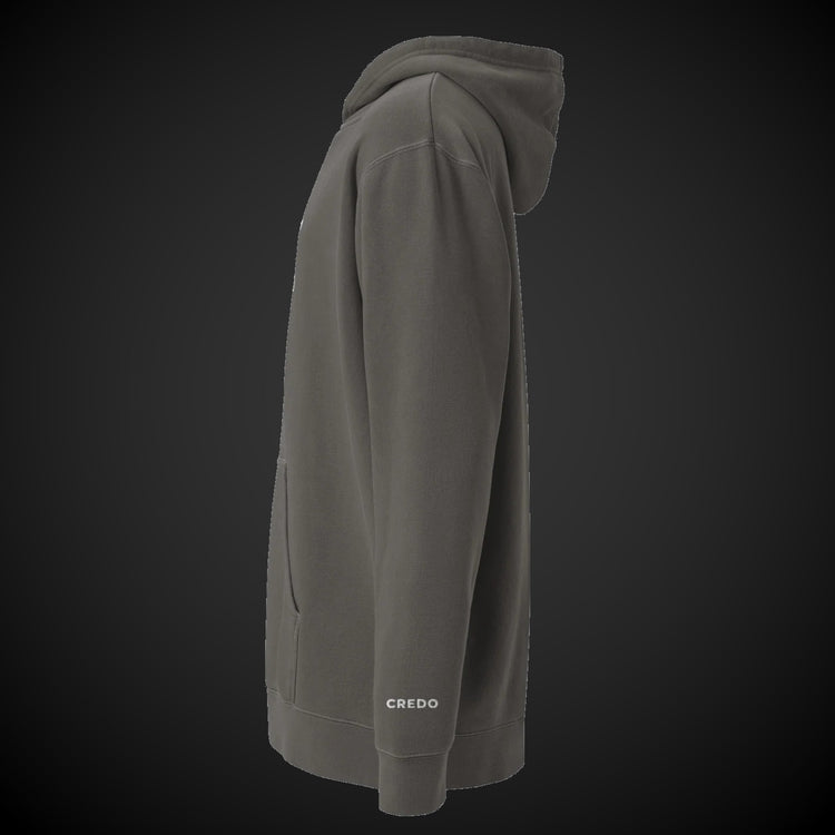CREDO MAZE C WASHED HOODIE – PIGMENT BLACK