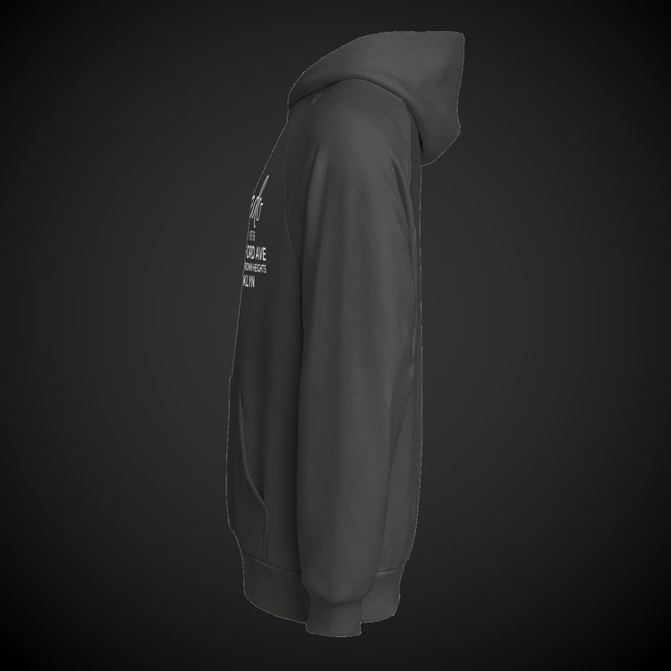CREDO EST. 1976 BEDFORD SCRIPT HEAVYWEIGHT HOODIE – ASPHALT