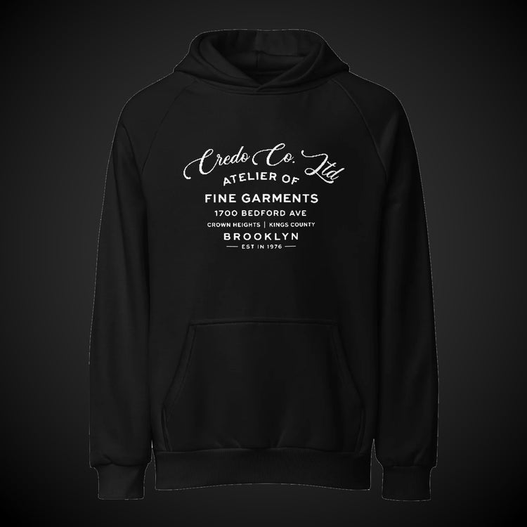 CREDO CO. LTD FINE GARMENTS HEAVYWEIGHT HOODIE – BLACK