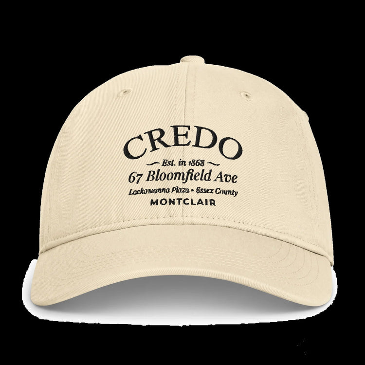 CREDO EST. 1868 MONTCLAIR SCRIPT WASHED CAP – IVORY