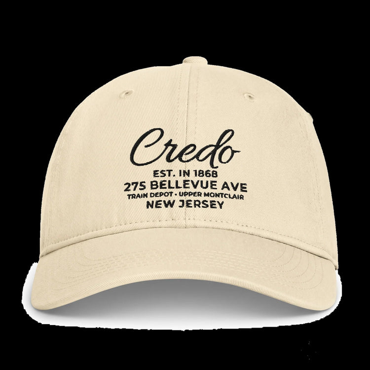 CREDO EST. 1868 UPPER MONTCLAIR WASHED CAP – IVORY