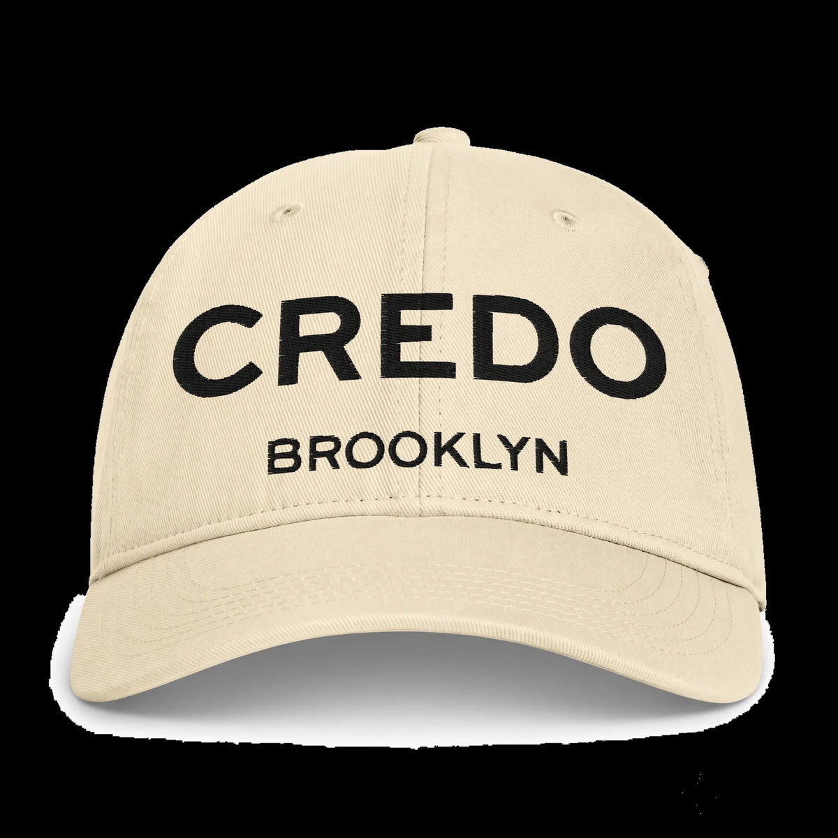 CREDO BROOKLYN 3D PUFF WASHED CAP – IVORY