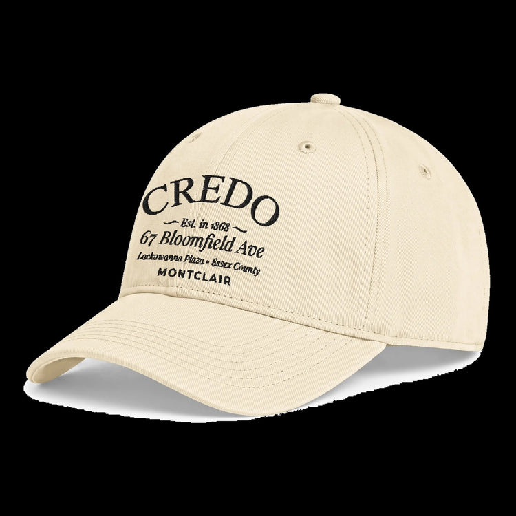 CREDO EST. 1868 MONTCLAIR SCRIPT WASHED CAP – IVORY