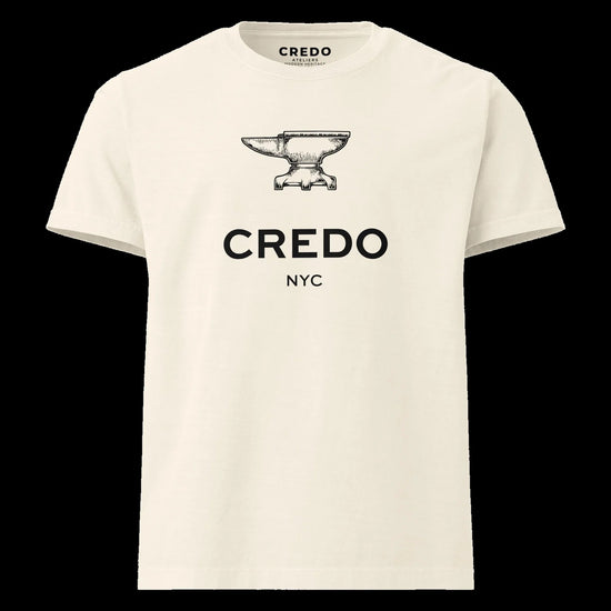 CREDO NYC ANVIL WASHED TEE – VINTAGE WHITE