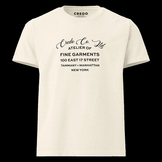 CREDO CO. LTD FINE GARMENTS WASHED TEE – VINTAGE WHITE