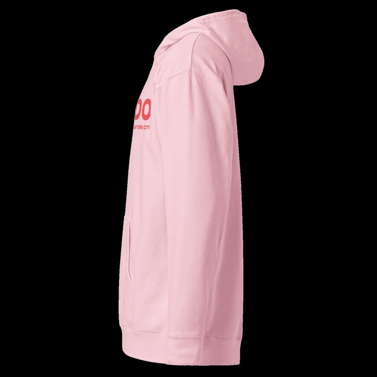 CREDO BMX BIG BIKE HOODIE – BLACK & LIGHT PINK