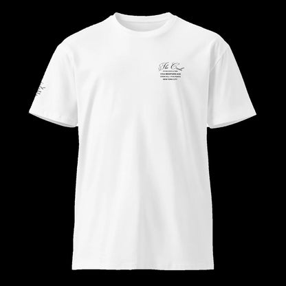 CREDO "OLD YORK" CHEST & SLEEVE TEE – WHITE
