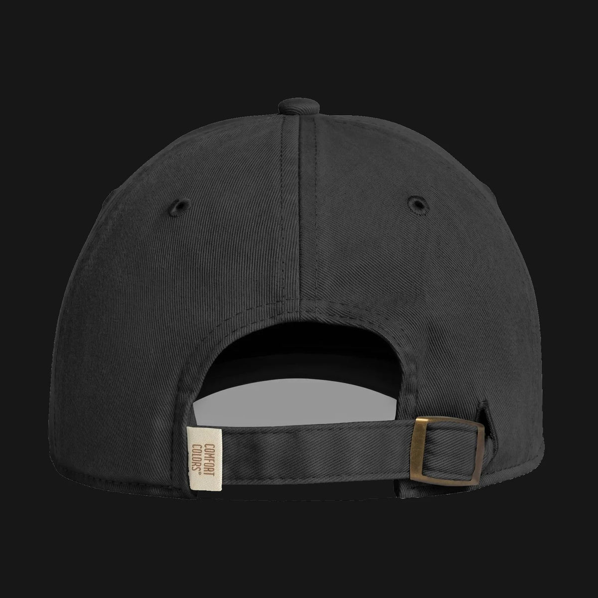 CREDO NYC LABEL WASHED CAP – BLACK