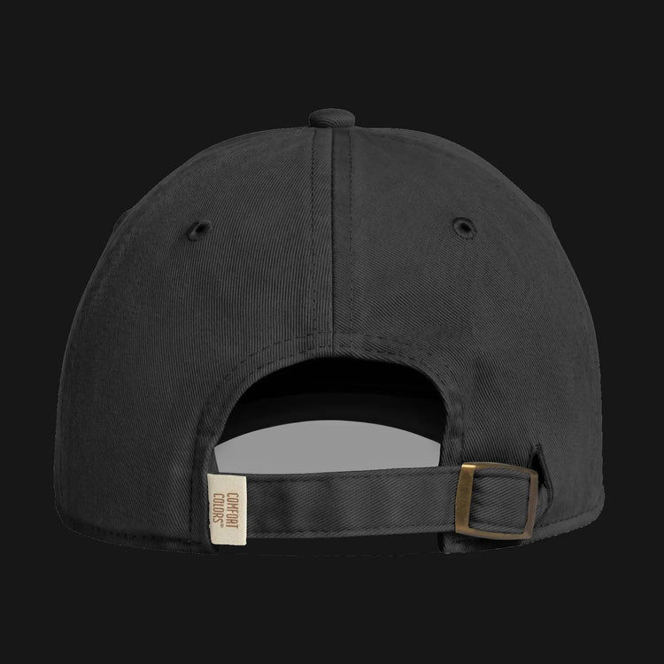 CREDO NYC LABEL WASHED CAP – BLACK