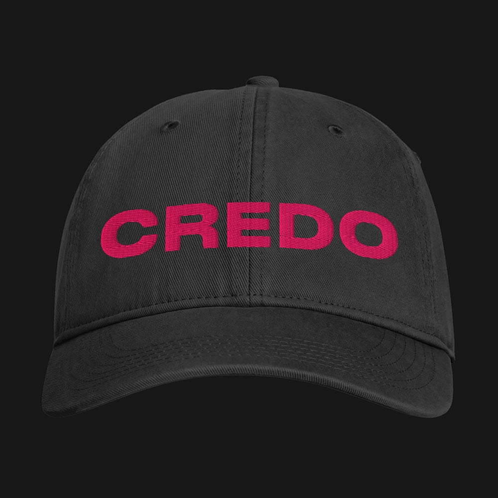 CREDO BMX WORDMARK WASHED CAP – BLACK & CHALKY MINT