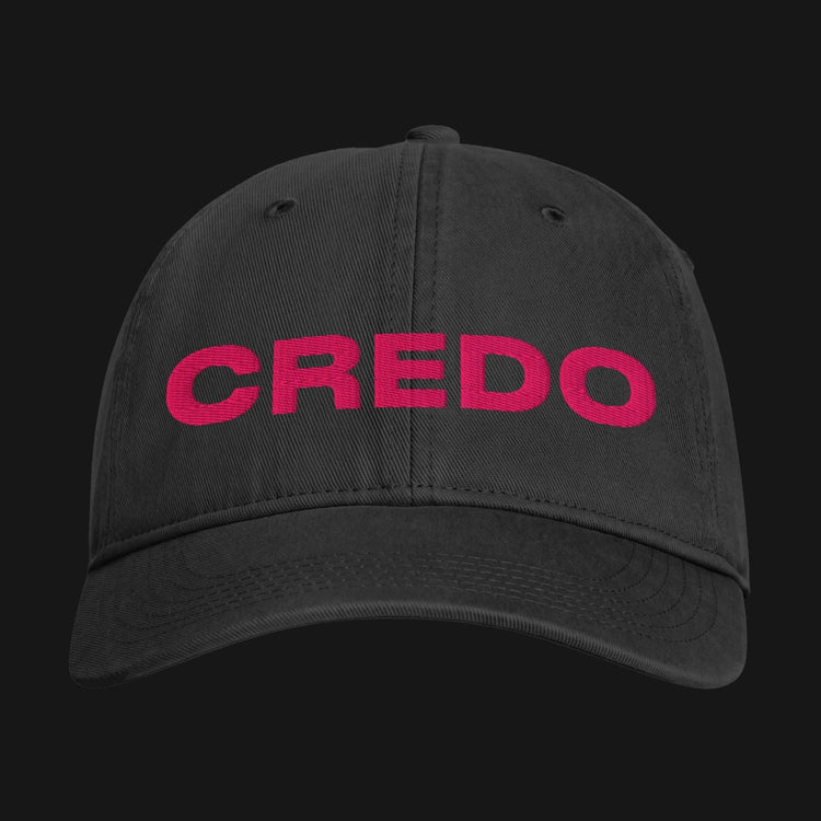 CREDO BMX WORDMARK WASHED CAP – BLACK & CHALKY MINT