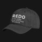 CREDO BROOKLYN LABEL WASHED CAP – BLACK