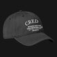 CREDO BROOKLYN ARCH WASHED CAP – BLACK