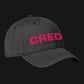 CREDO BMX WORDMARK WASHED CAP – BLACK & CHALKY MINT