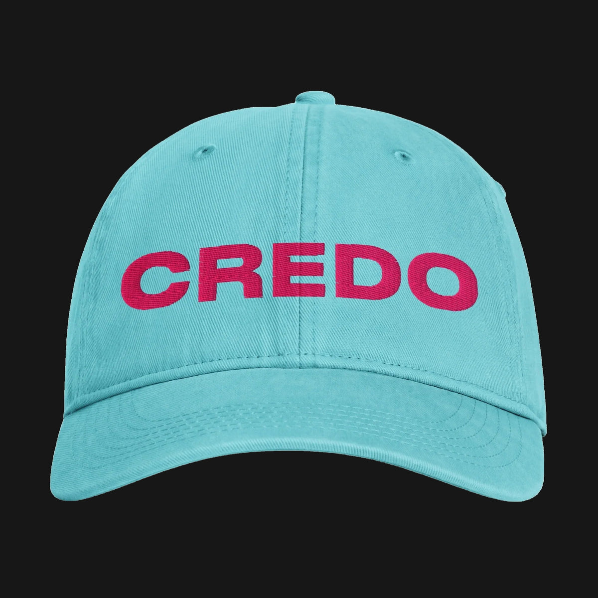 CREDO BMX WORDMARK WASHED CAP – BLACK & CHALKY MINT
