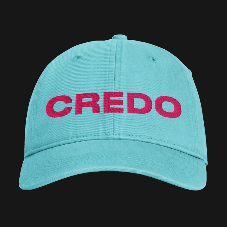 CREDO BMX WORDMARK WASHED CAP – BLACK & CHALKY MINT