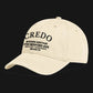 CREDO BROOKLYN ARCH WASHED CAP – IVORY