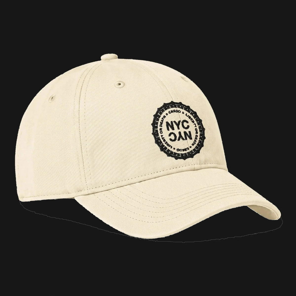 CREDO NYC LIBERTY SEAL WASHED CAP – IVORY