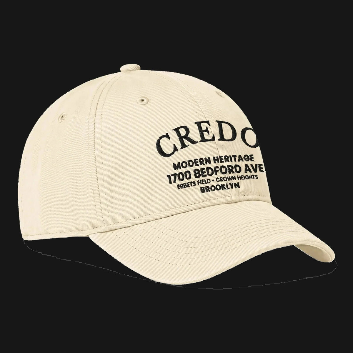 CREDO BROOKLYN ARCH WASHED CAP – IVORY