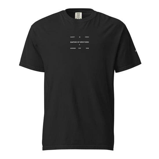 CREDO NYC EMPIRES WORKER FOR HIRE T SHIRT