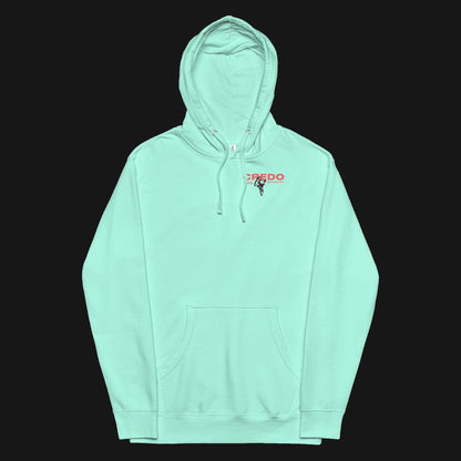 CREDO BMX LEFT CHEST & BIKE BACK HOODIE – MINT & BONE