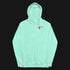 CREDO BMX LEFT CHEST & BIKE BACK HOODIE – MINT & BONE