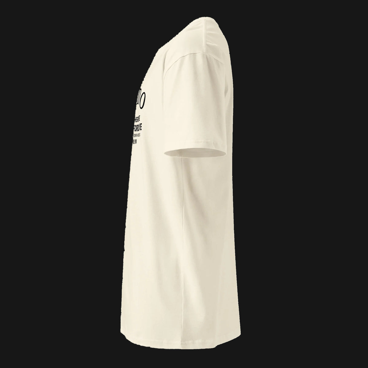 CREDO BROOKLYN ARCH TEE – NATURAL & WHITE