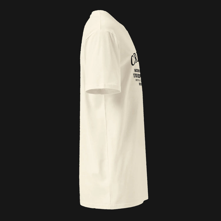 CREDO BROOKLYN ARCH TEE – NATURAL & WHITE