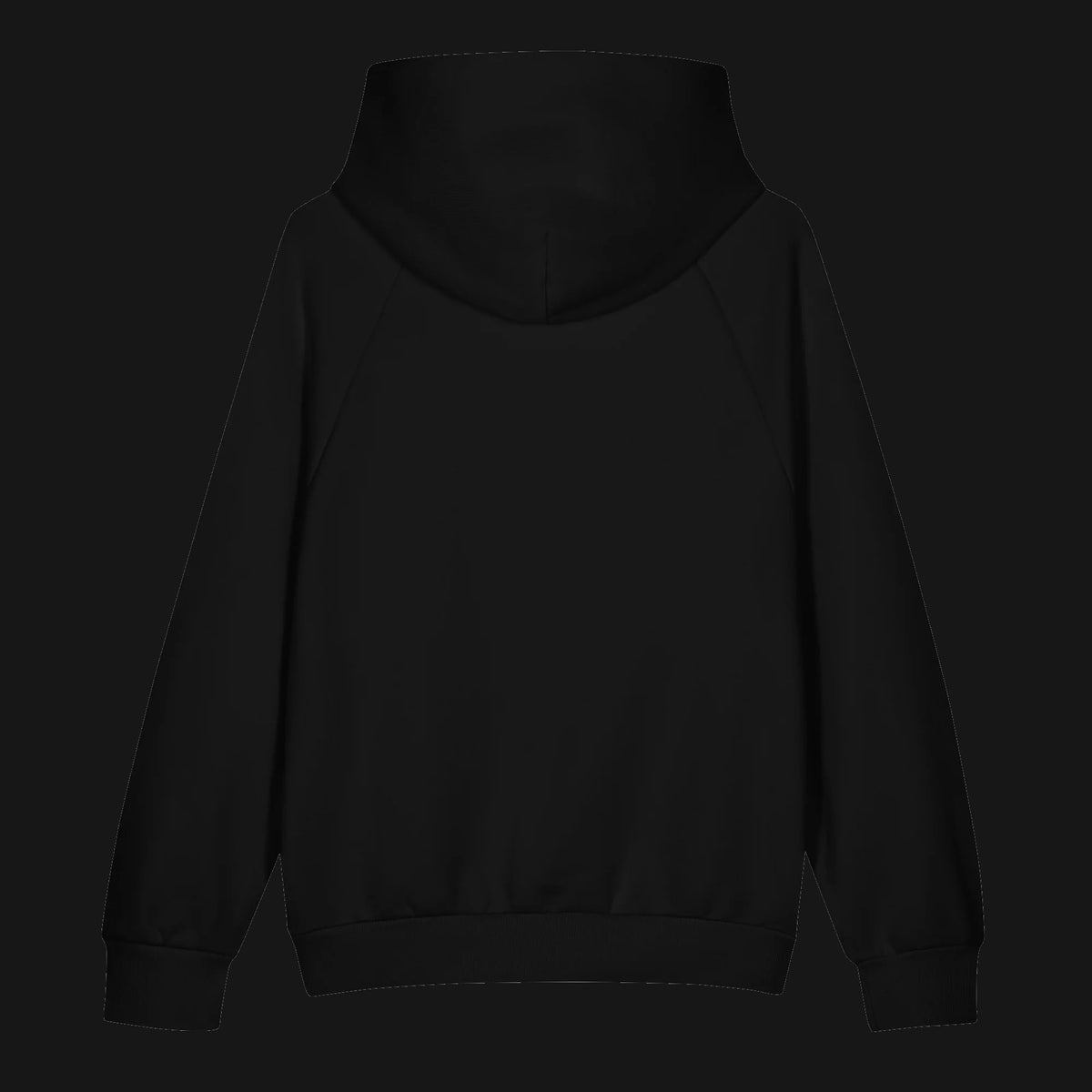 CREDO MAZE C CENTER CHEST HEAVYWEIGHT HOODIE – BLACK
