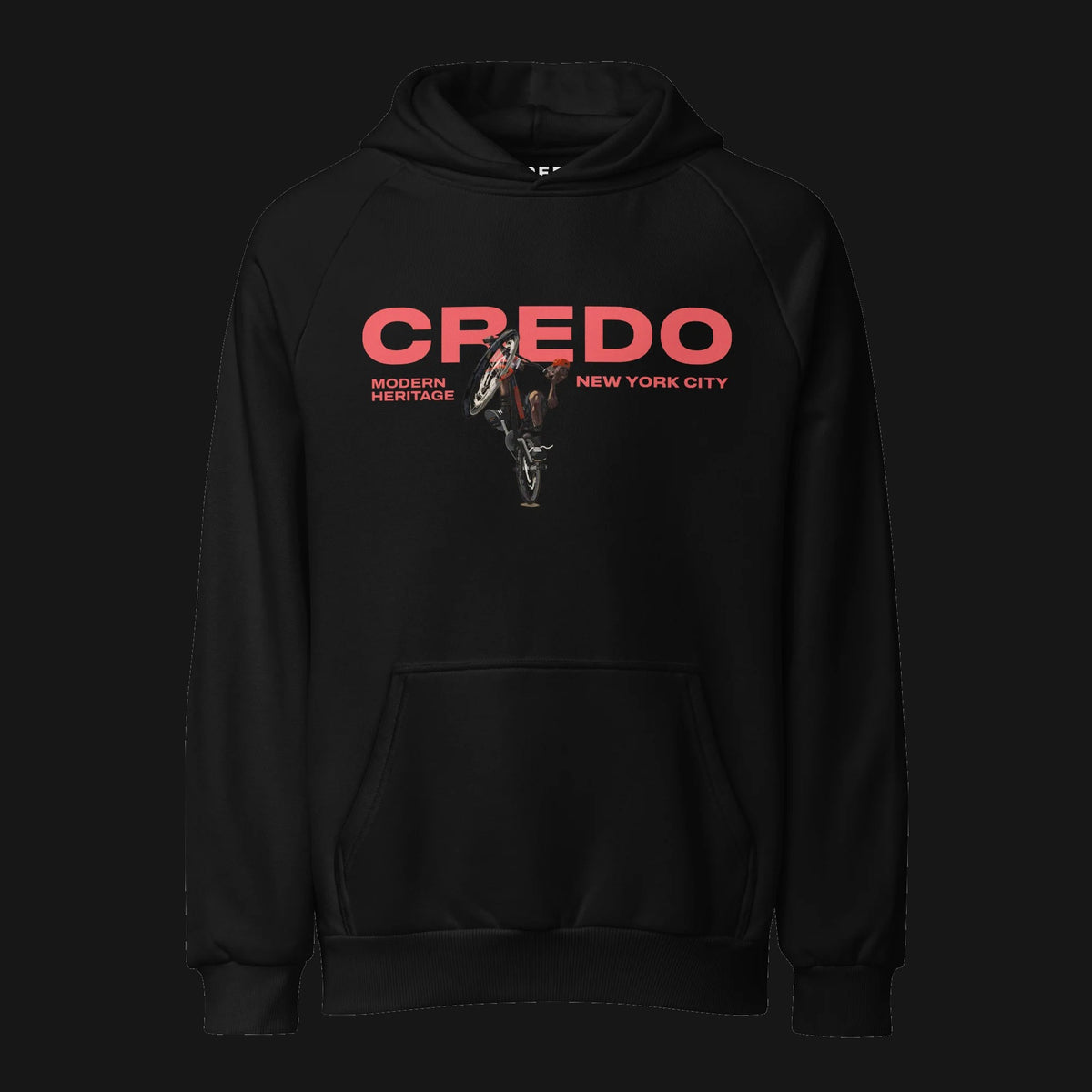 CREDO BMX BIG BIKE HEAVYWEIGHT HOODIE – BLACK