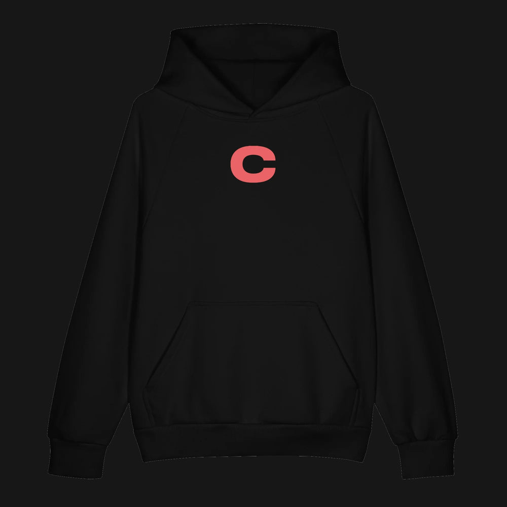 CREDO BMX C CHEST & BIKE BACK HEAVYWEIGHT HOODIE – BLACK