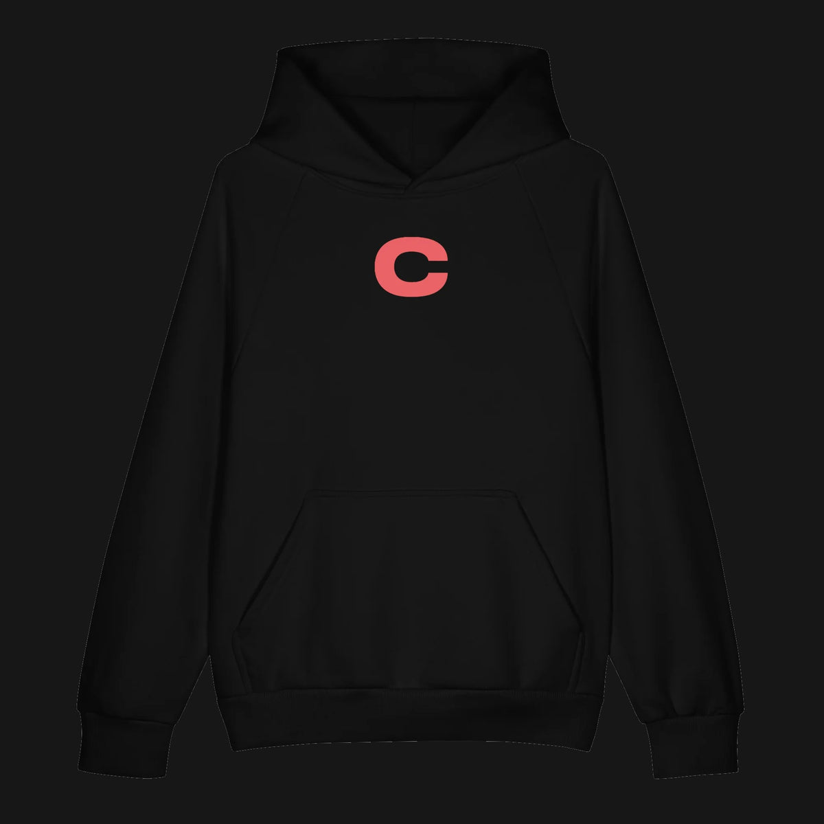 CREDO BMX C CHEST & BIKE BACK HEAVYWEIGHT HOODIE – BLACK