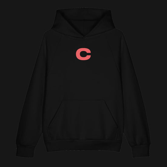 CREDO BMX C CHEST & BIKE BACK HEAVYWEIGHT HOODIE – BLACK