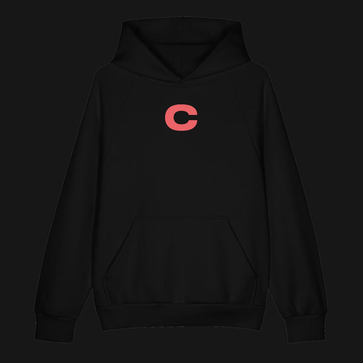 CREDO BMX C CHEST & BIKE BACK HEAVYWEIGHT HOODIE – BLACK