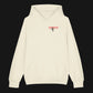 CREDO BMX LEFT CHEST & BIKE BACK HEAVYWEIGHT HOODIE – CREAM